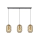 lafabryka.pl Lampa wisząca gold/brass 3L WOLFRAM 21417/03/02 Lucide